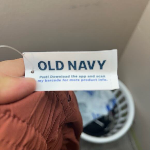 Old Navy Mens Jogger Pants 4XL Red Performance Tech Stretch Drawstring NEW - Picture 9 of 11